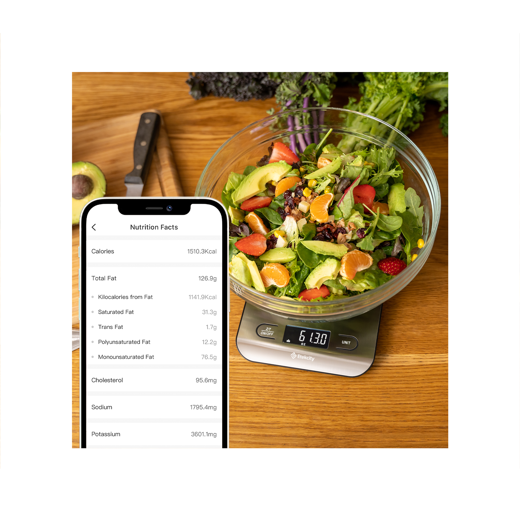 ENS-C551S-SUS Choice Smart Nutrition Scale