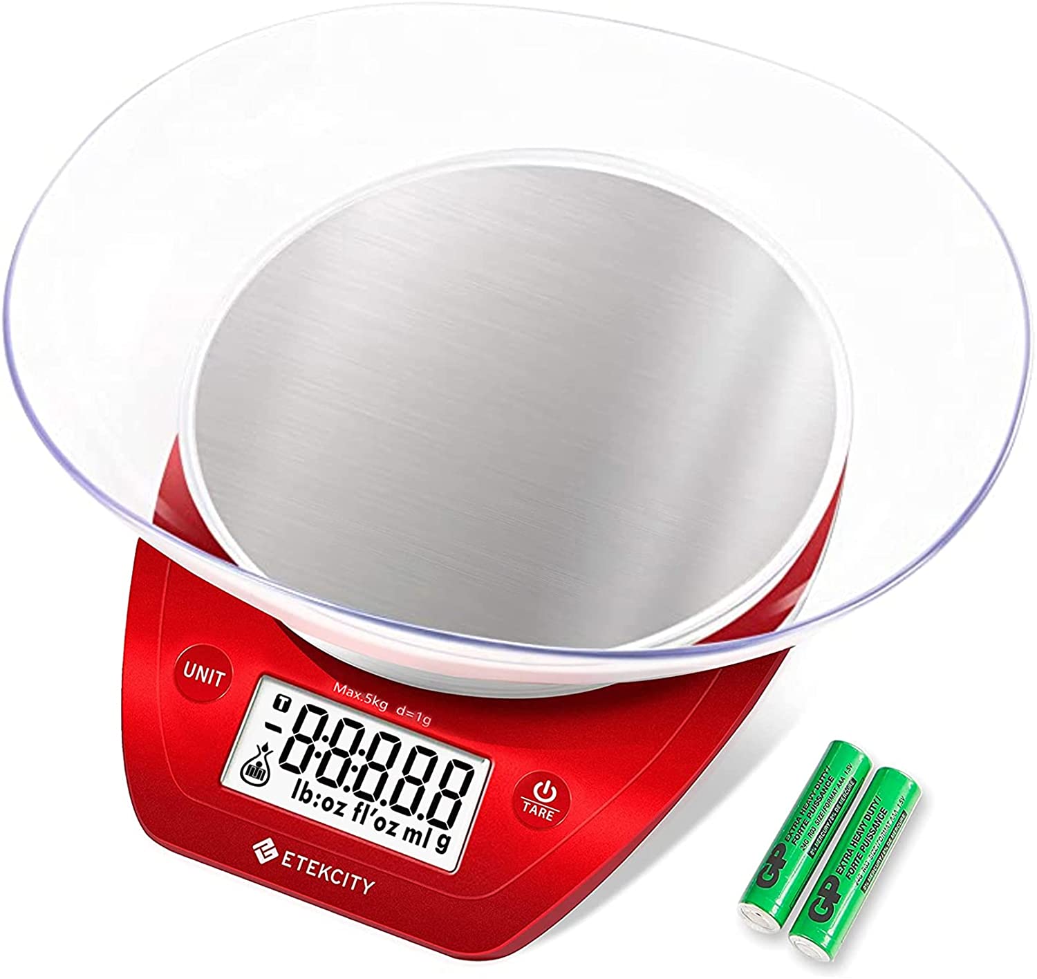 EK5250 Digital Kitchen Scale with Bowl
